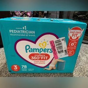 Pampers Cruisers SZ 3 Diapers (78) count